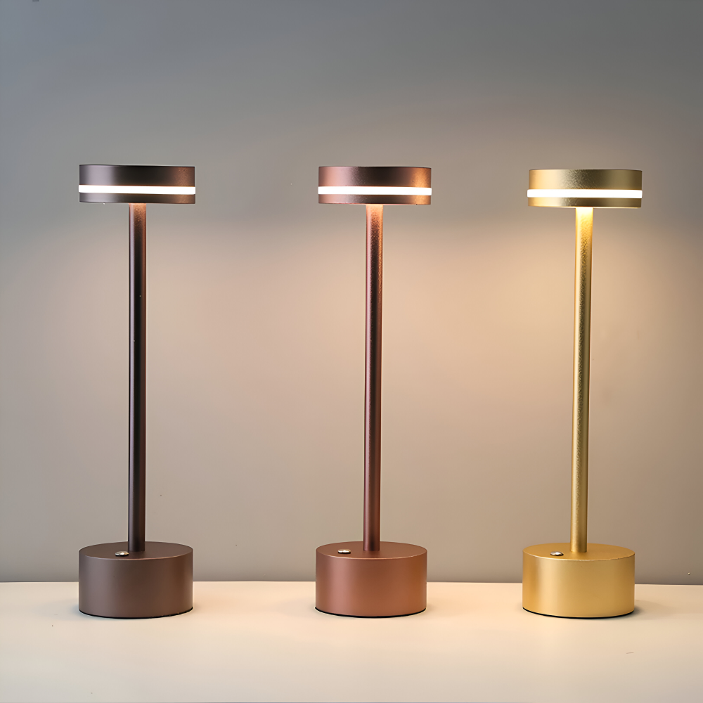 LumaTouch | Genopladelig bordlampe med touchaktivering og dæmpbar LED | elesira