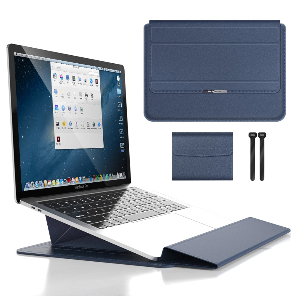 Veelzijdige laptopstandaard en -hoes - optimaal comfort voor werk | elesira