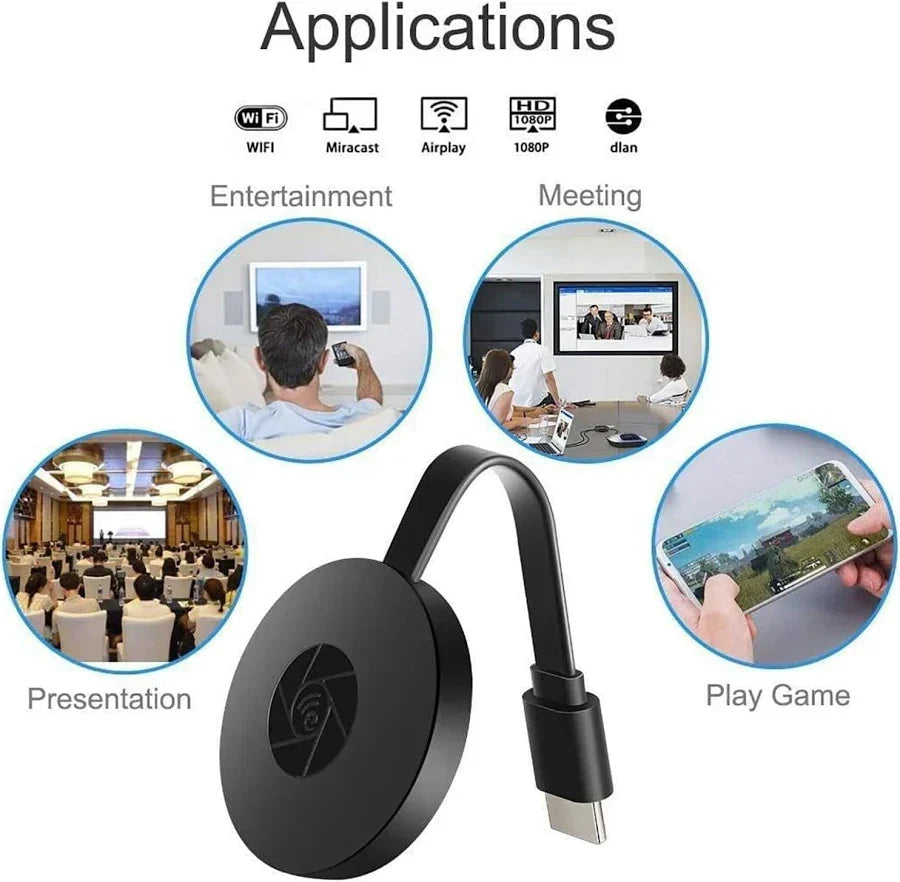 Bezdrátový HD adaptér pro zrcadlení obrazu přes AirPlay a DLNA - CastView Pro | elesira