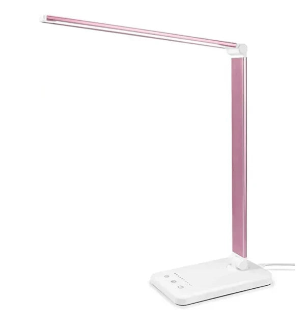 Strakke verstelbare led-bureaulamp met USB-opladen voor thuis en kantoor | elesira
