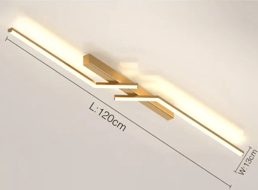 Stilfuld LED-loftslampe til planmontering for ubesværet elegance | elesira