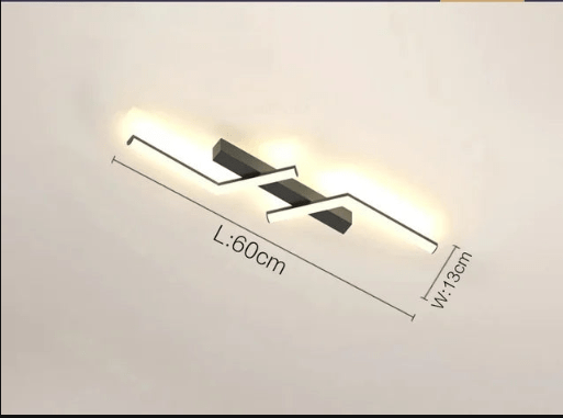 Stilfuld LED-loftslampe til planmontering for ubesværet elegance | elesira