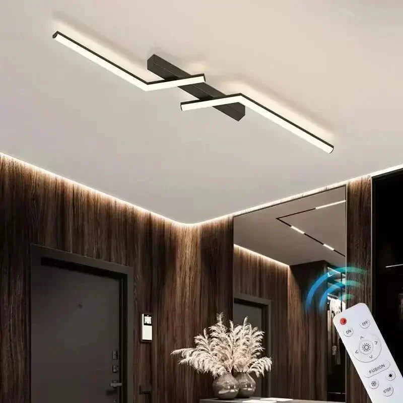Stilfuld LED-loftslampe til planmontering for ubesværet elegance | elesira