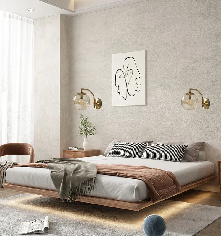 Applique murale moderne en verre LumaNova pour un éclairage élégant de la maison | elesira