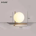 ClearEleganz - Moderne minimalistisk rund glasbordlampe | elesira
