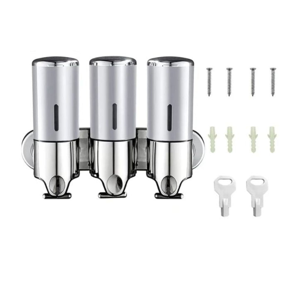 Distributeur de savon mural élégant pour salles de bains modernes | elesira