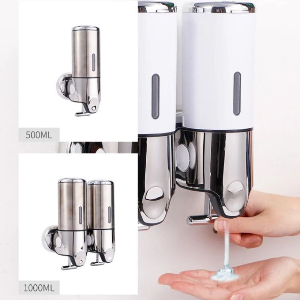 Distributeur de savon mural élégant pour salles de bains modernes | elesira