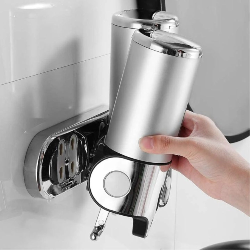Elegante dispenser di sapone da parete per bagni moderni | elesira