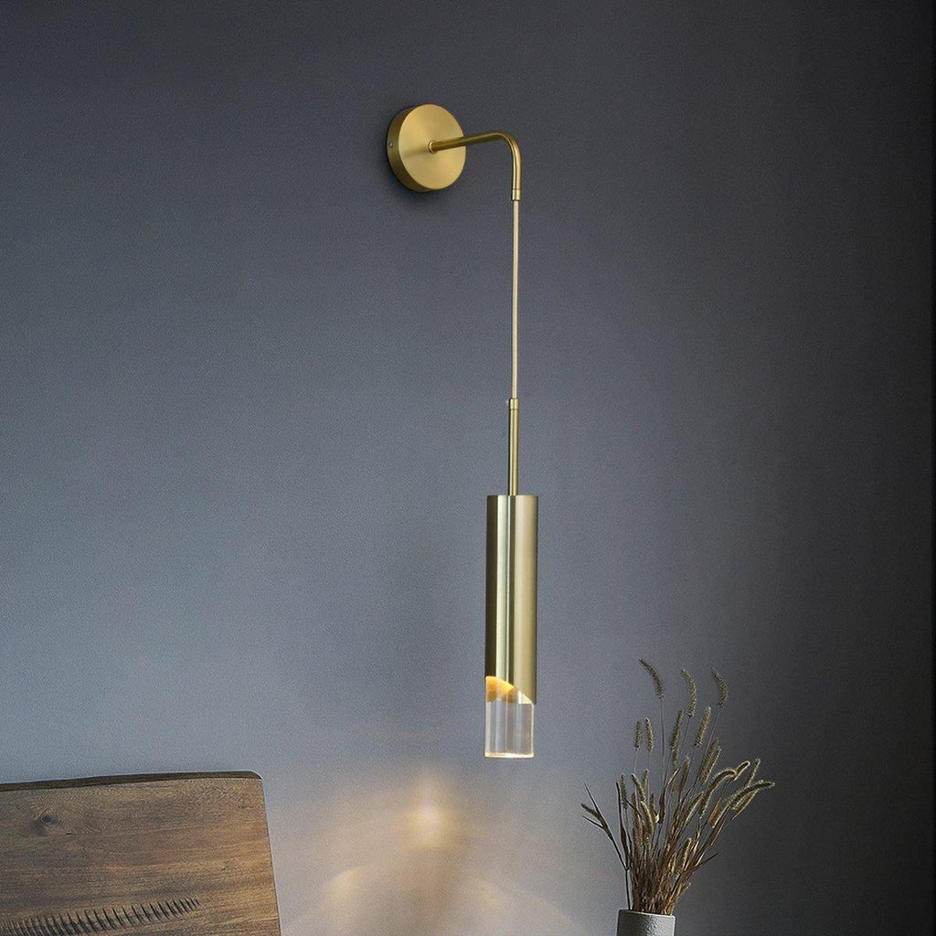 Elegant aluminiumsvæglampe med indbygget LED – diameter på 20 cm | elesira