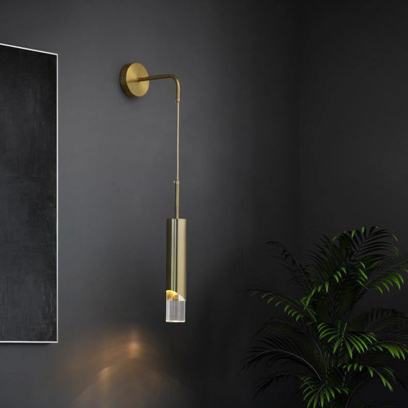 Elegant aluminiumsvæglampe med indbygget LED – diameter på 20 cm | elesira