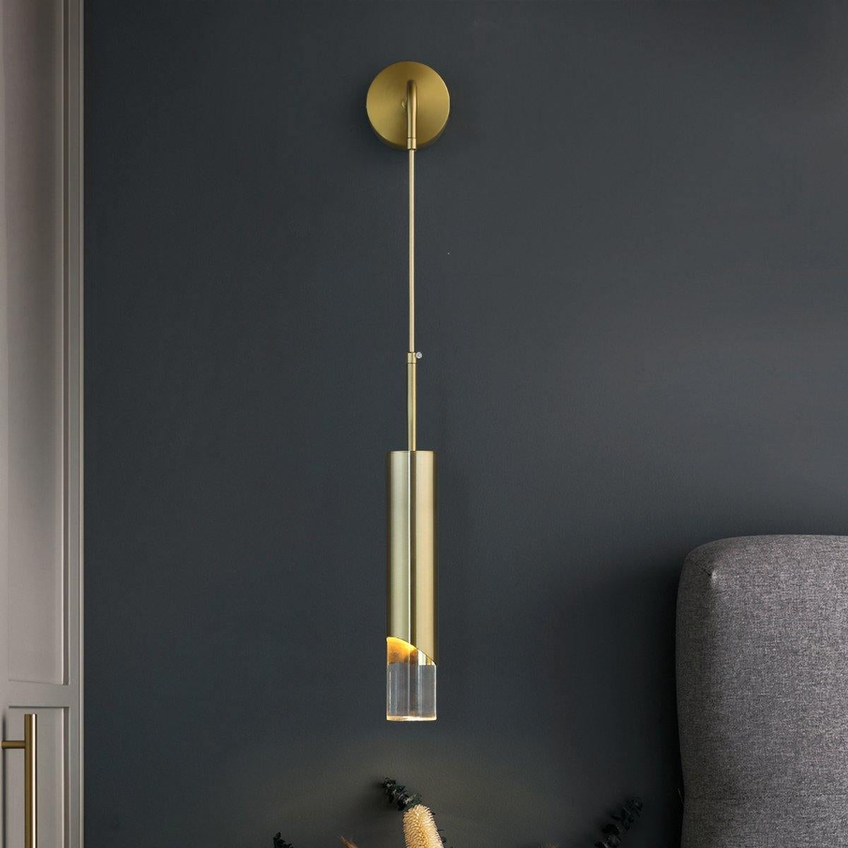 Elegant aluminiumsvæglampe med indbygget LED – diameter på 20 cm | elesira