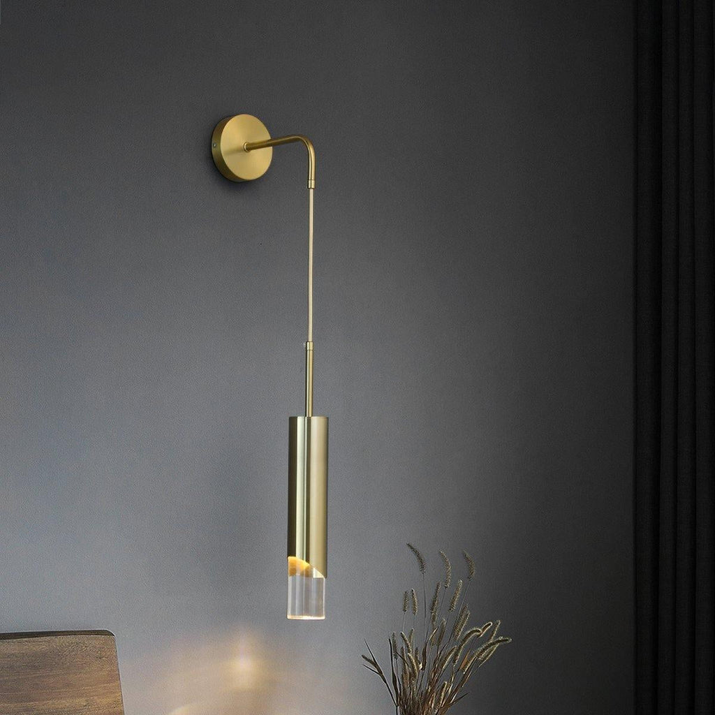 Elegant aluminiumsvæglampe med indbygget LED – diameter på 20 cm | elesira