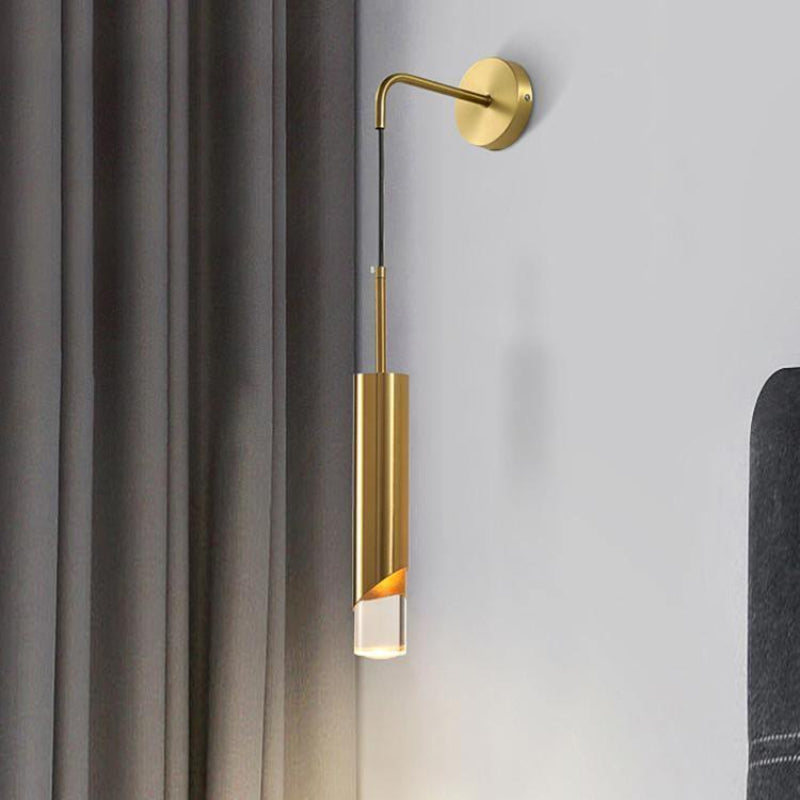 Elegant aluminiumsvæglampe med indbygget LED – diameter på 20 cm | elesira