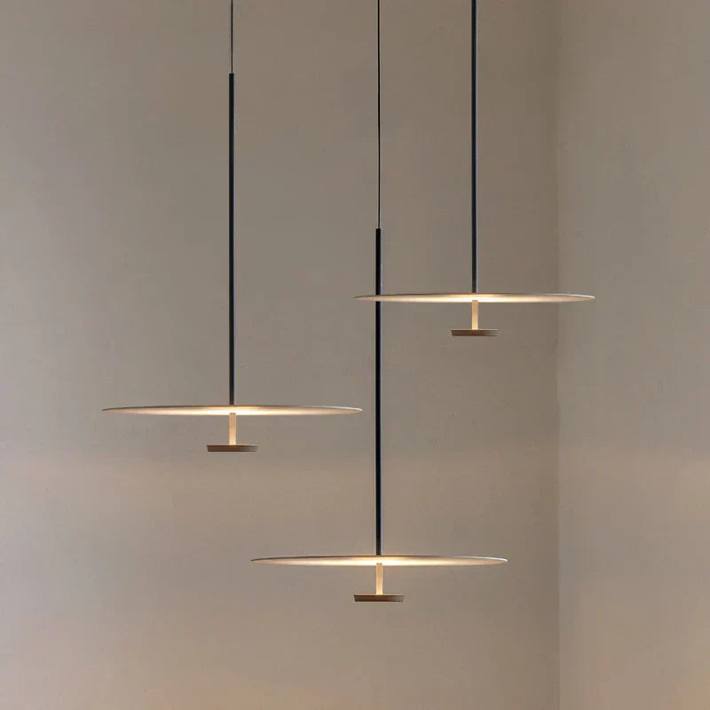 Boogvormige hanglamp met elegant ringontwerp voor het kookeiland - Elesira