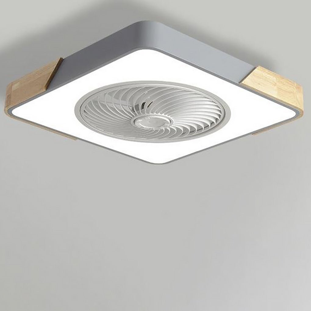 Elegante ventilador de techo sin aspas con iluminación LED integrada y mando a distancia - Elesira