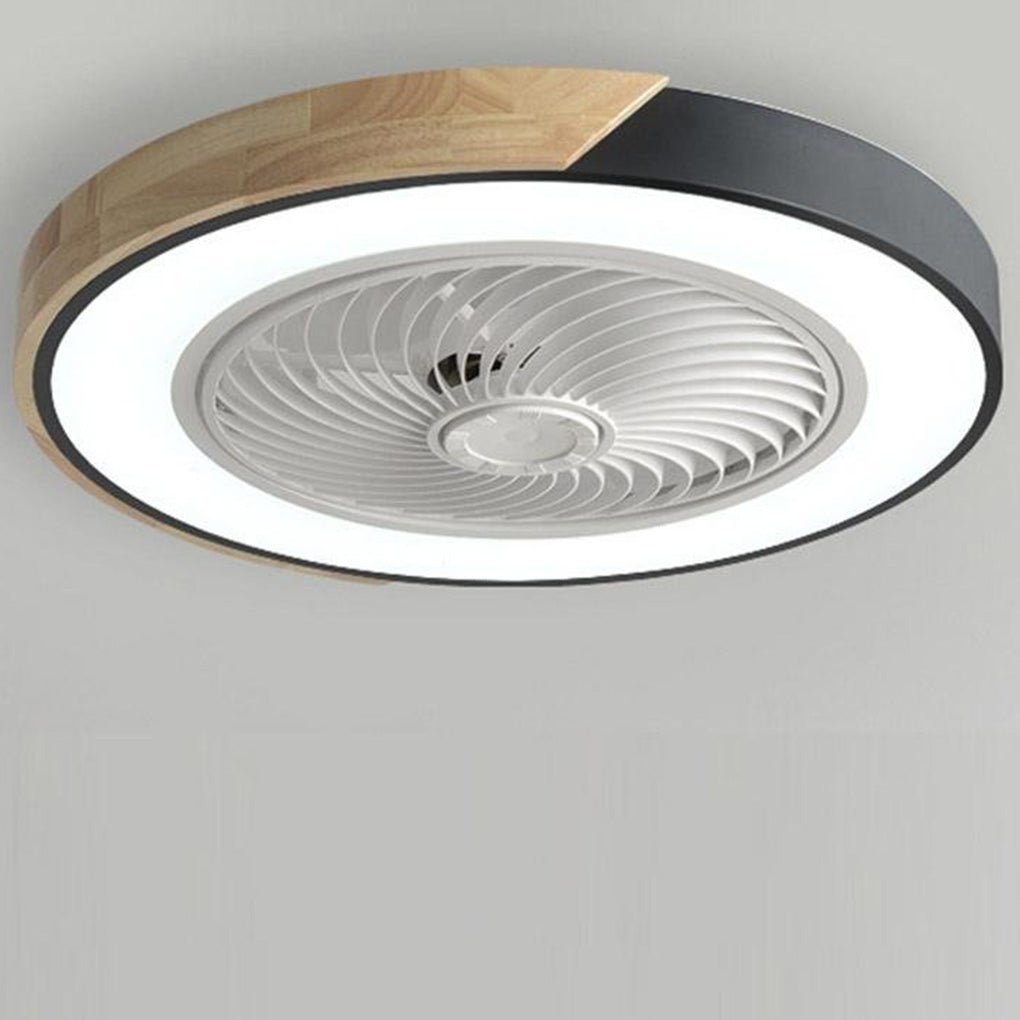 Elegante ventilador de techo sin aspas con iluminación LED integrada y mando a distancia - Elesira
