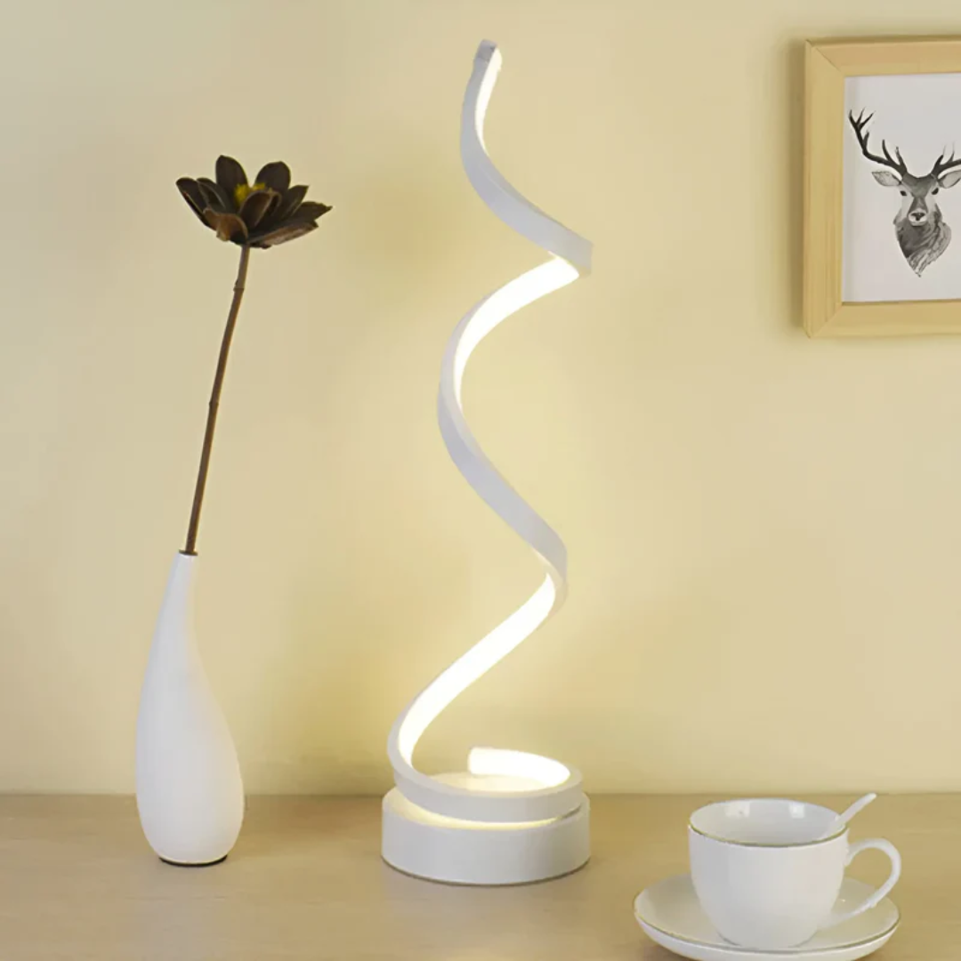Lampada da tavolo moderna dimmerabile con LED a basso consumo per un'atmosfera rilassante - Elesira