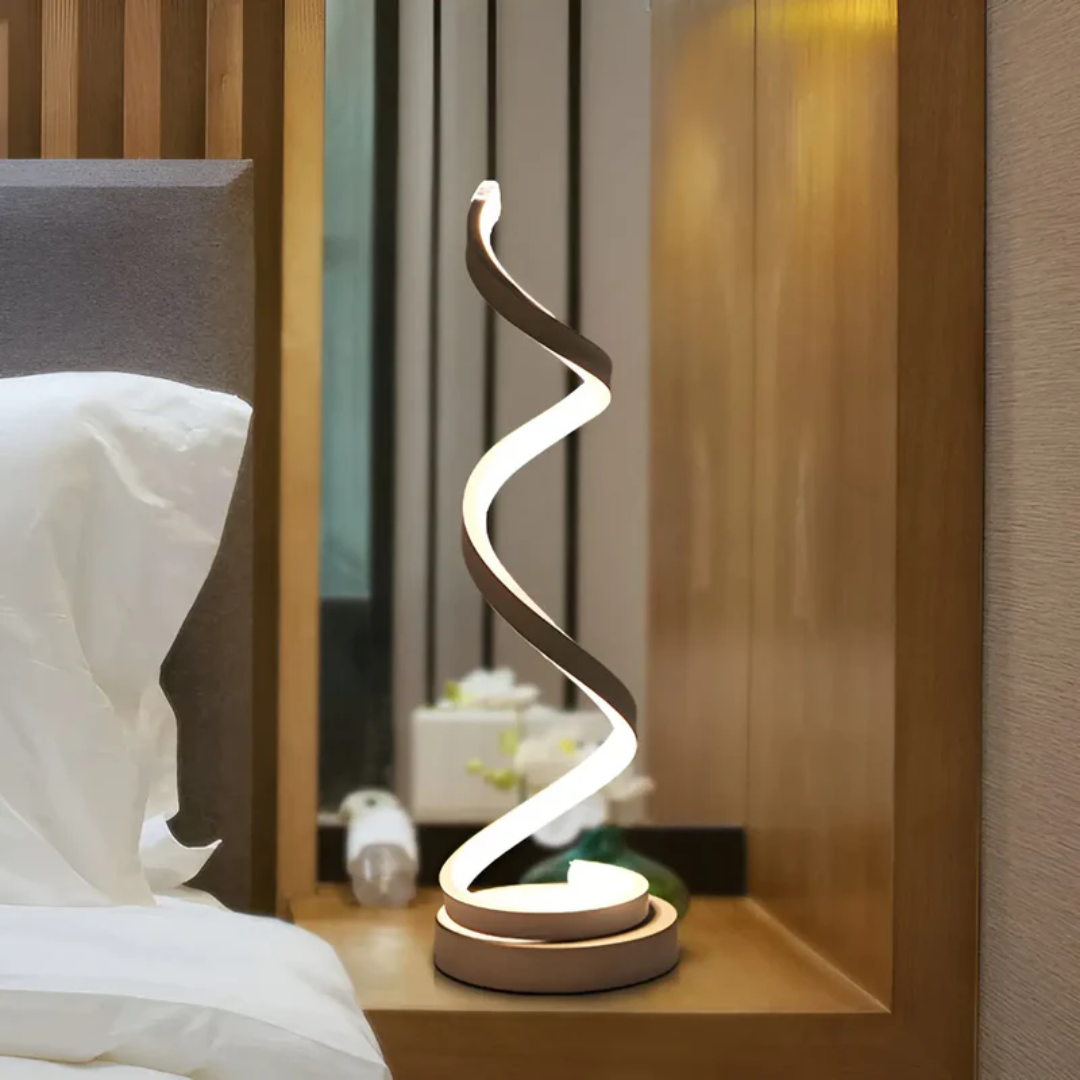 Lampada da tavolo moderna dimmerabile con LED a basso consumo per un'atmosfera rilassante - Elesira