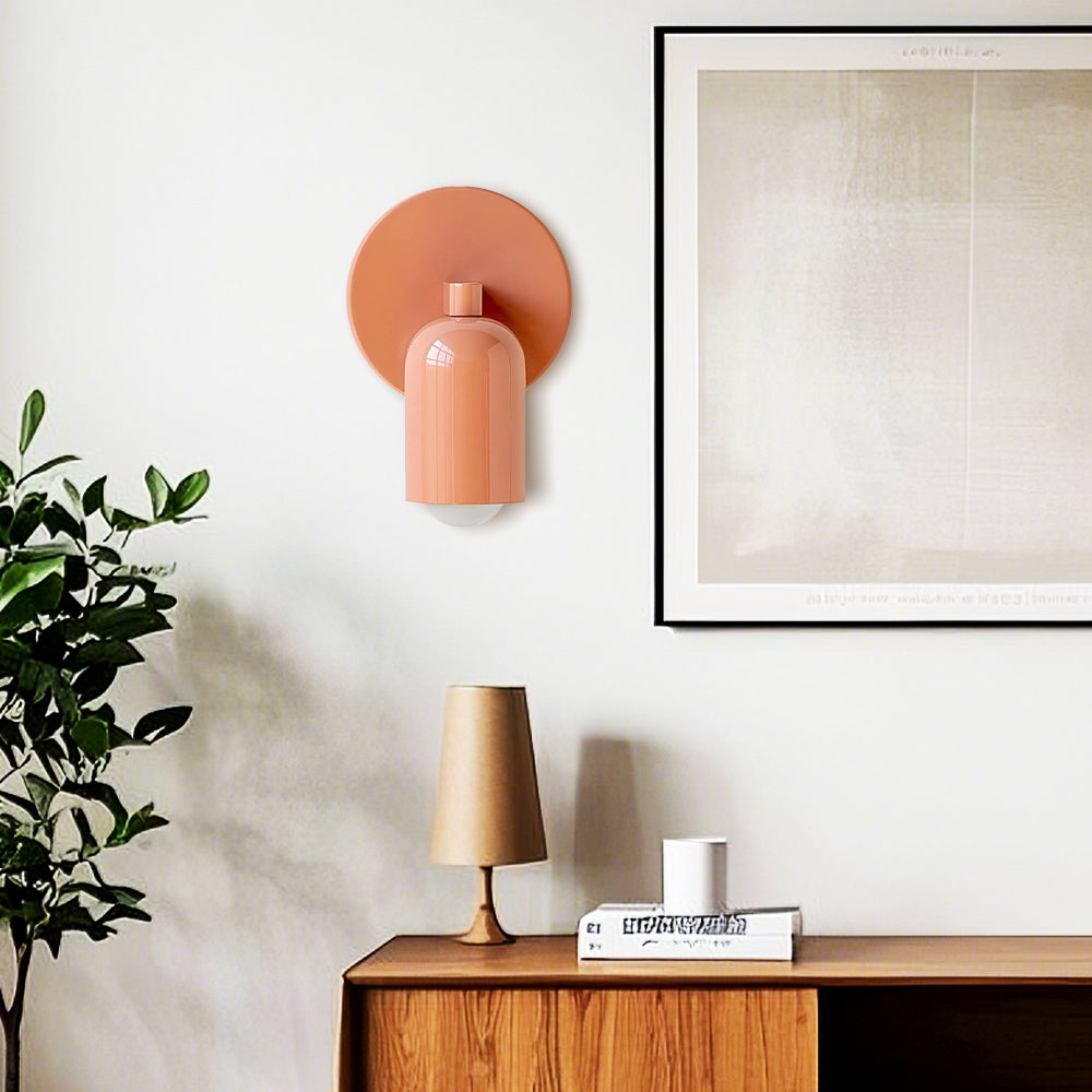 Sleek Iron LED Wall Fixture - Perfect for Bathrooms & Hallways | elesira