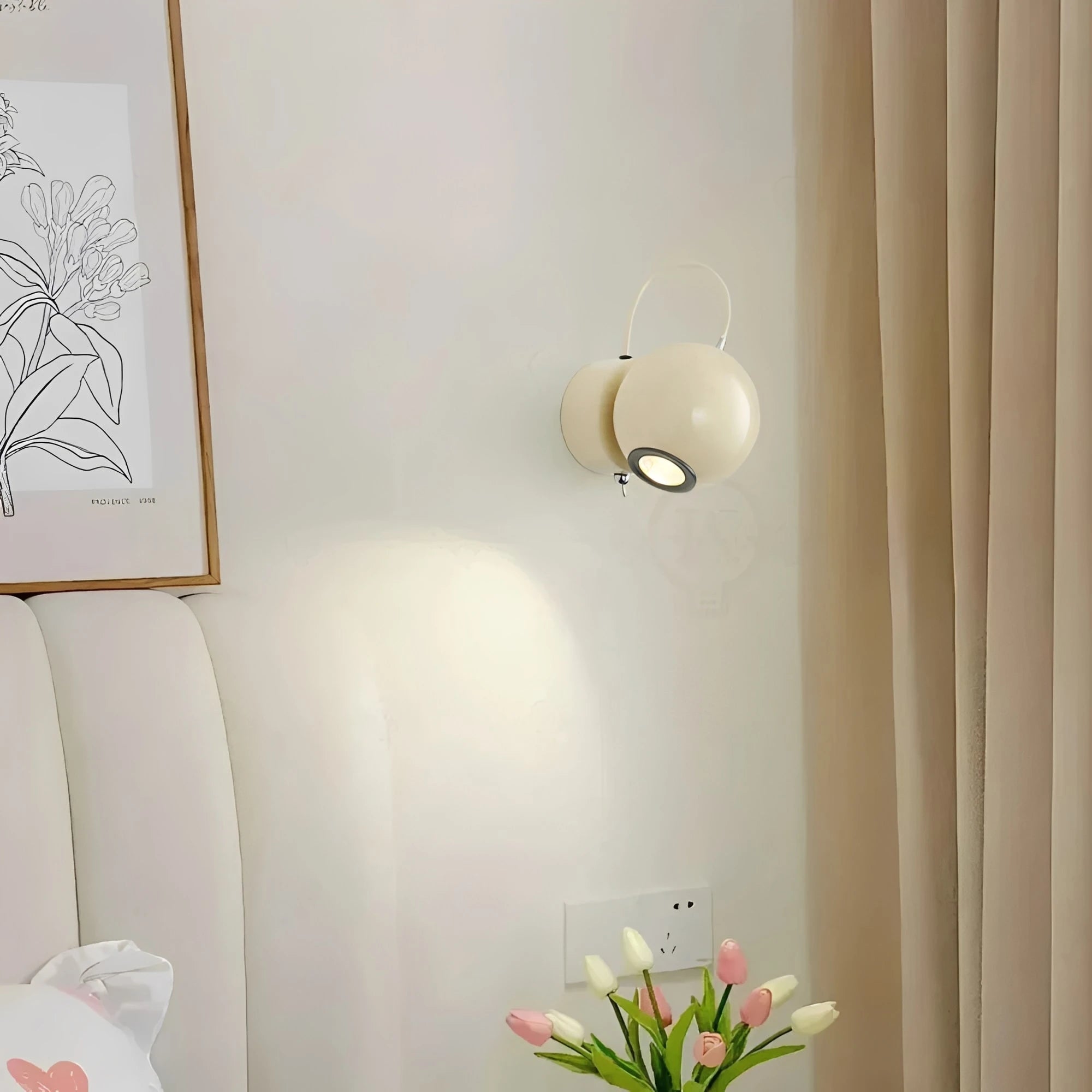 مصباح حائط LED أنيق موصول مباشرة بالأسلاك للمساحات العصرية | إليسيرا