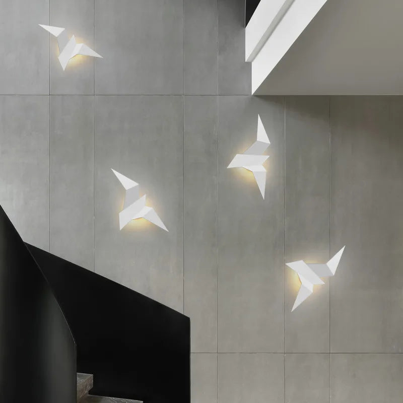 LumenHaven Nordic Iron Bird Wall Sconce Light For Living Room Decor | elesira