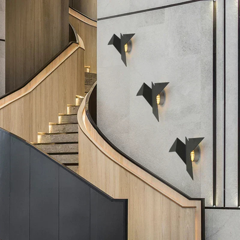 LumenHaven Nordic Iron Bird Wall Sconce Light For Living Room Decor | elesira
