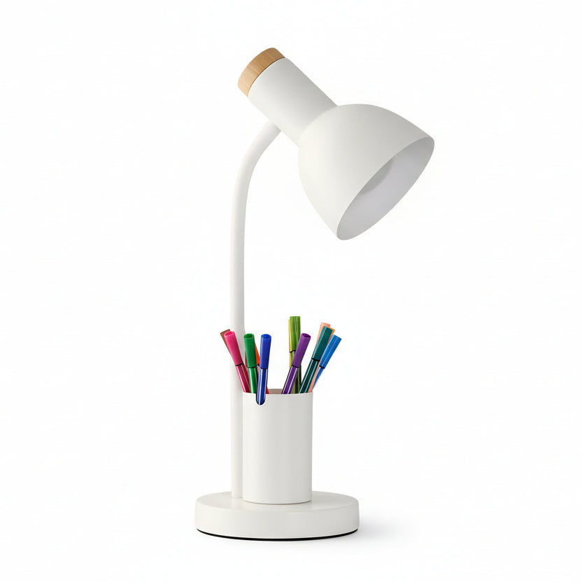Elegantní LED pracovní lampa s organizérem pro domácnost a kancelář | elesira