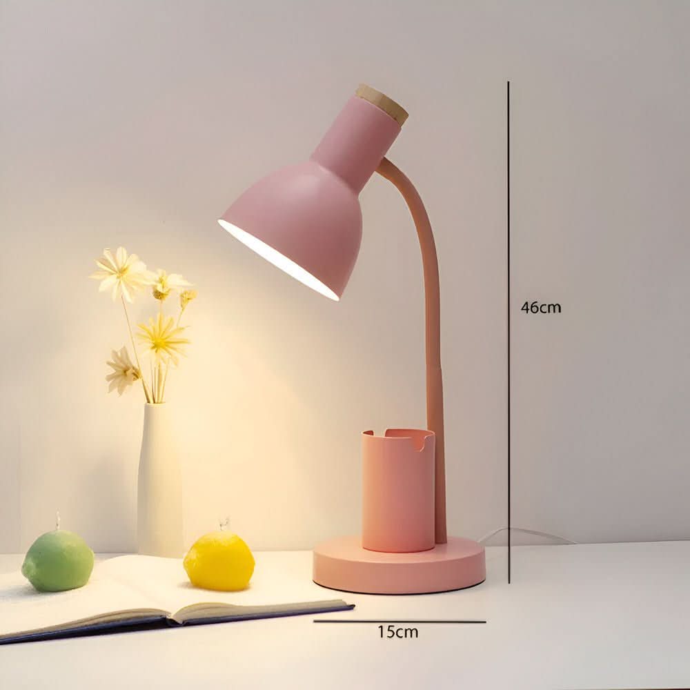 Elegantní LED pracovní lampa s organizérem pro domácnost a kancelář | elesira