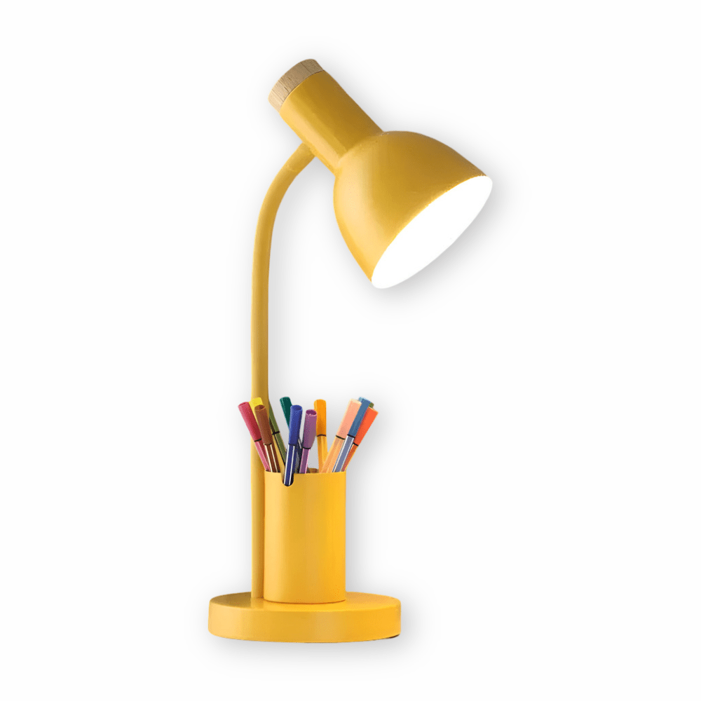 Elegantní LED pracovní lampa s organizérem pro domácnost a kancelář | elesira