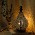 Lampe de table de style marocain aux motifs raffinés pour les pièces chaleureuses – Elesira