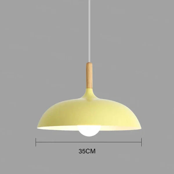 LumaVale Nordic Oak Ceiling Lamp In Northern Oak Home Lighting | elesira
