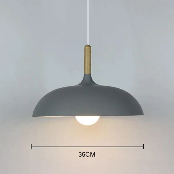 LumaVale Nordic Oak Ceiling Lamp In Northern Oak Home Lighting | elesira