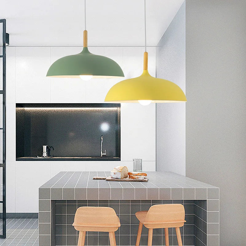 LumaVale Nordic Oak Ceiling Lamp In Northern Oak Home Lighting | elesira