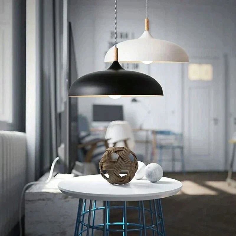 LumaVale Nordic Oak Ceiling Lamp In Northern Oak Home Lighting | elesira