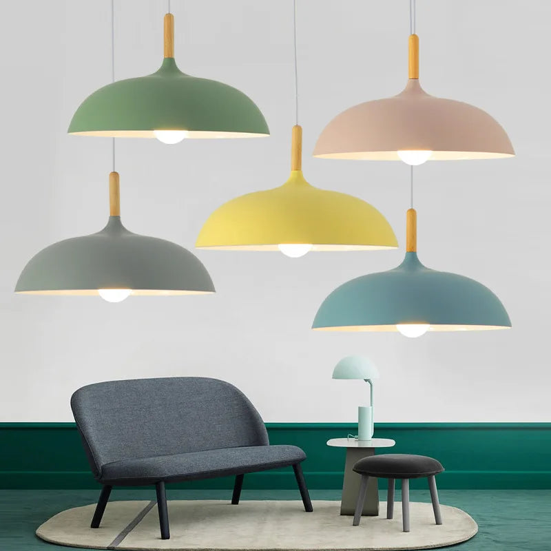 LumaVale Nordic Oak Ceiling Lamp In Northern Oak Home Lighting | elesira