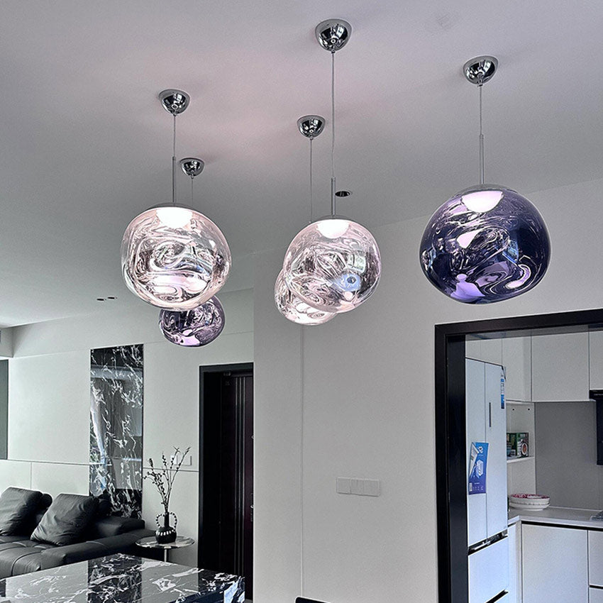 Nordische industrielle Lavalampe als Pendelleuchte mit einzigartigem Design für moderne Innenräume – Elesira