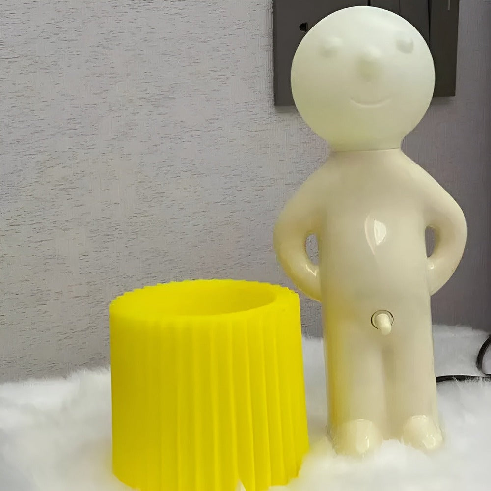 Mirova | Creative LED Table Lamp With Cute Shy Boy Figurine | elesira