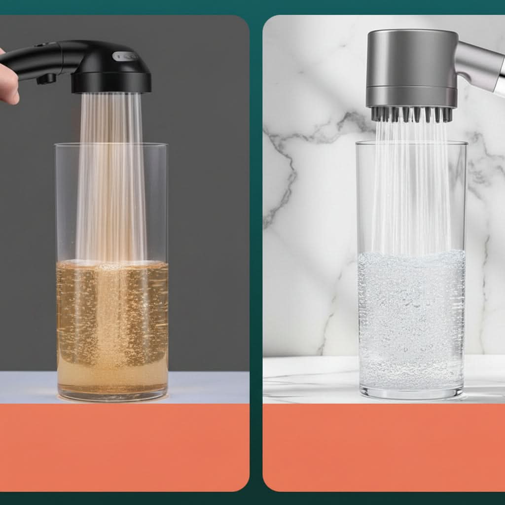 Dusche mit Wasserfilter – Hochdruckausführung | elesira