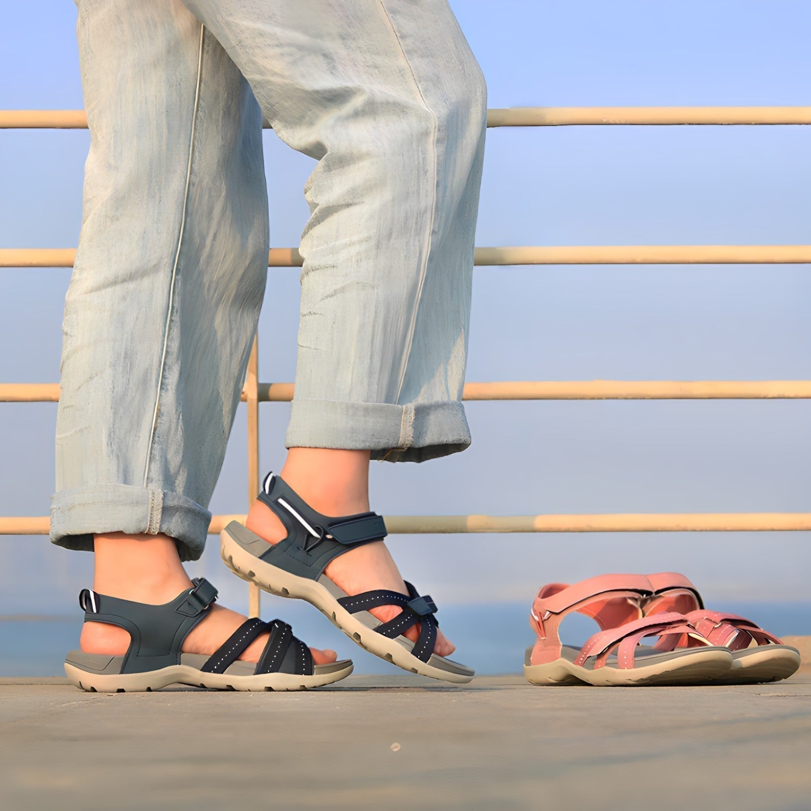 Women's All-Weather Adventure Sandals - Comfortable & Versatile | elesira