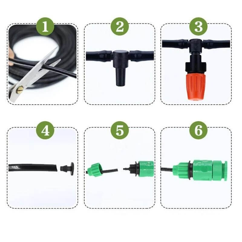 Smart Garden Irrigation System with Customizable Nozzles | elesira