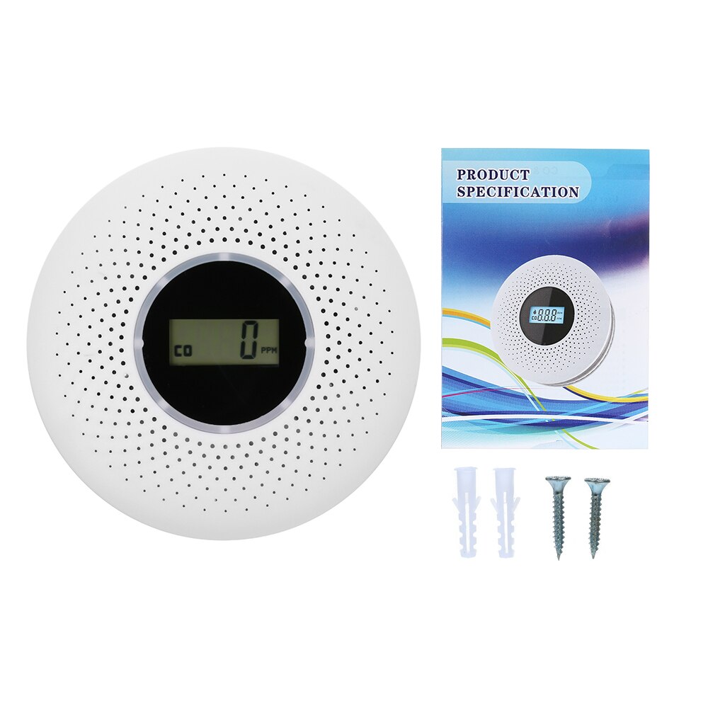 Smoke and Carbon Monoxide Detector - Dual Sensor System - Loud Alarm | elesira