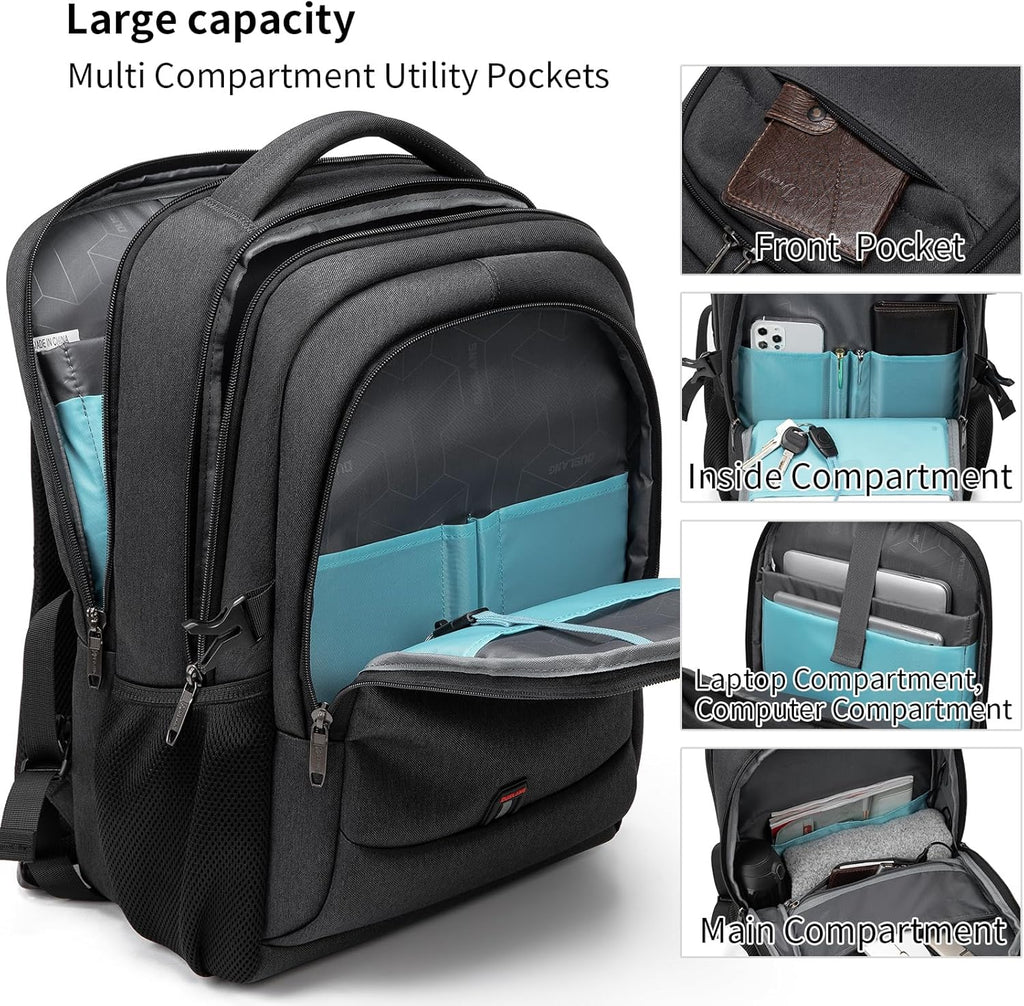 Rucsac de călătorie impermeabil pentru laptop - Design antifurt - PackSmart | elesira