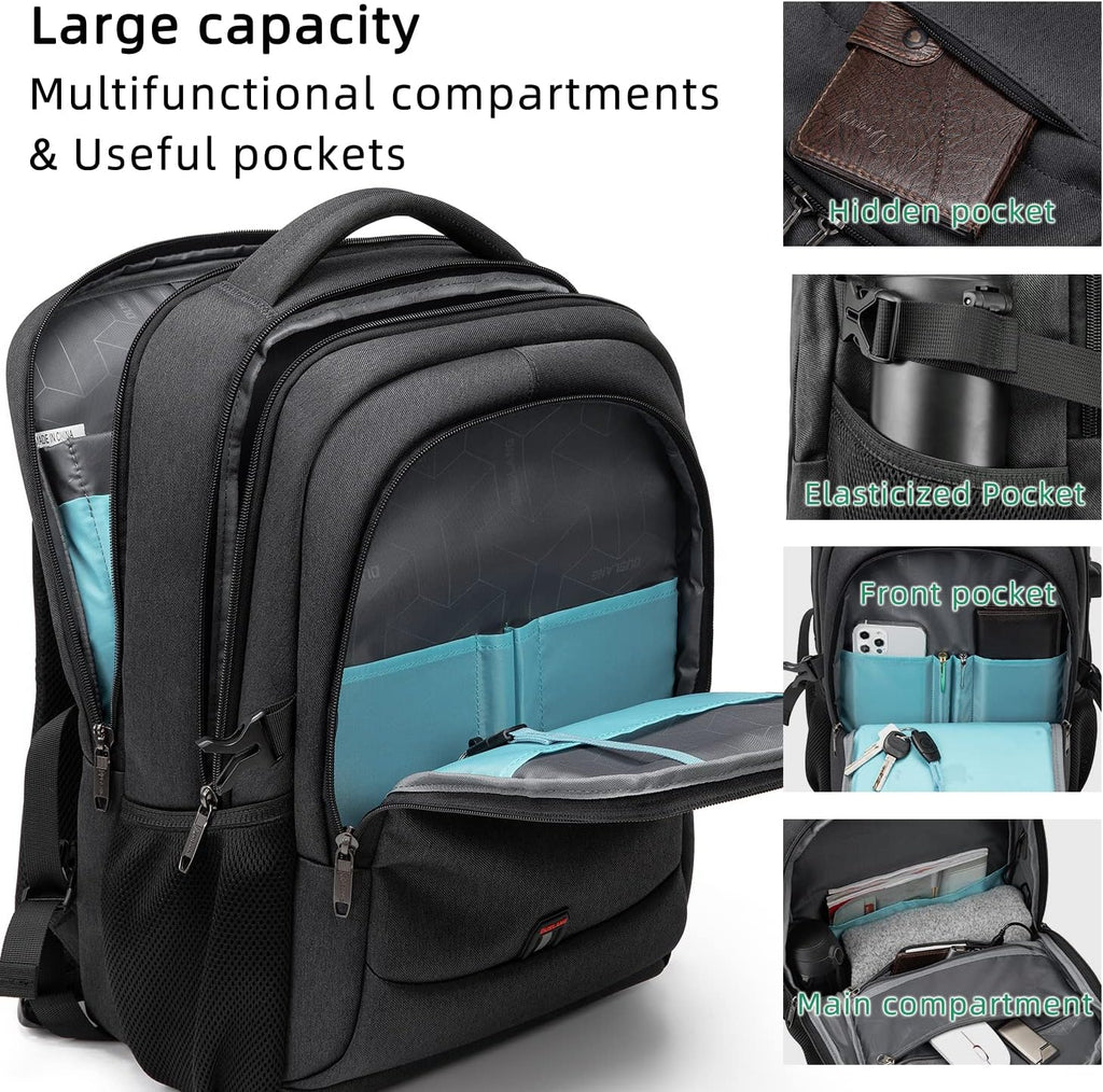 Rucsac de călătorie impermeabil pentru laptop - Design antifurt - PackSmart | elesira