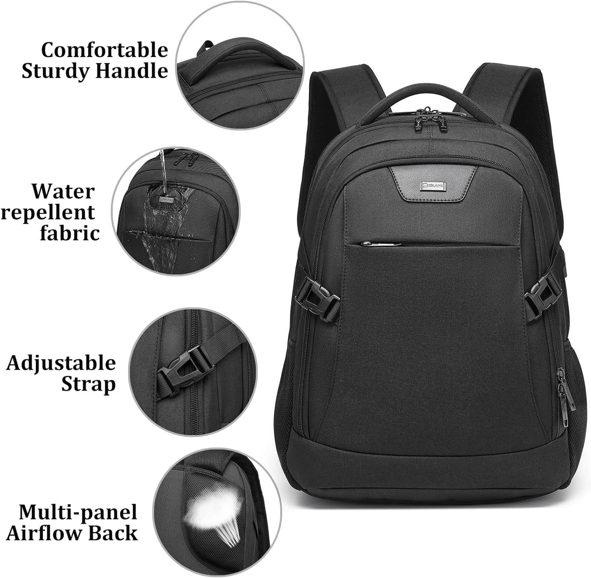 Rucsac de călătorie impermeabil pentru laptop - Design antifurt - PackSmart | elesira