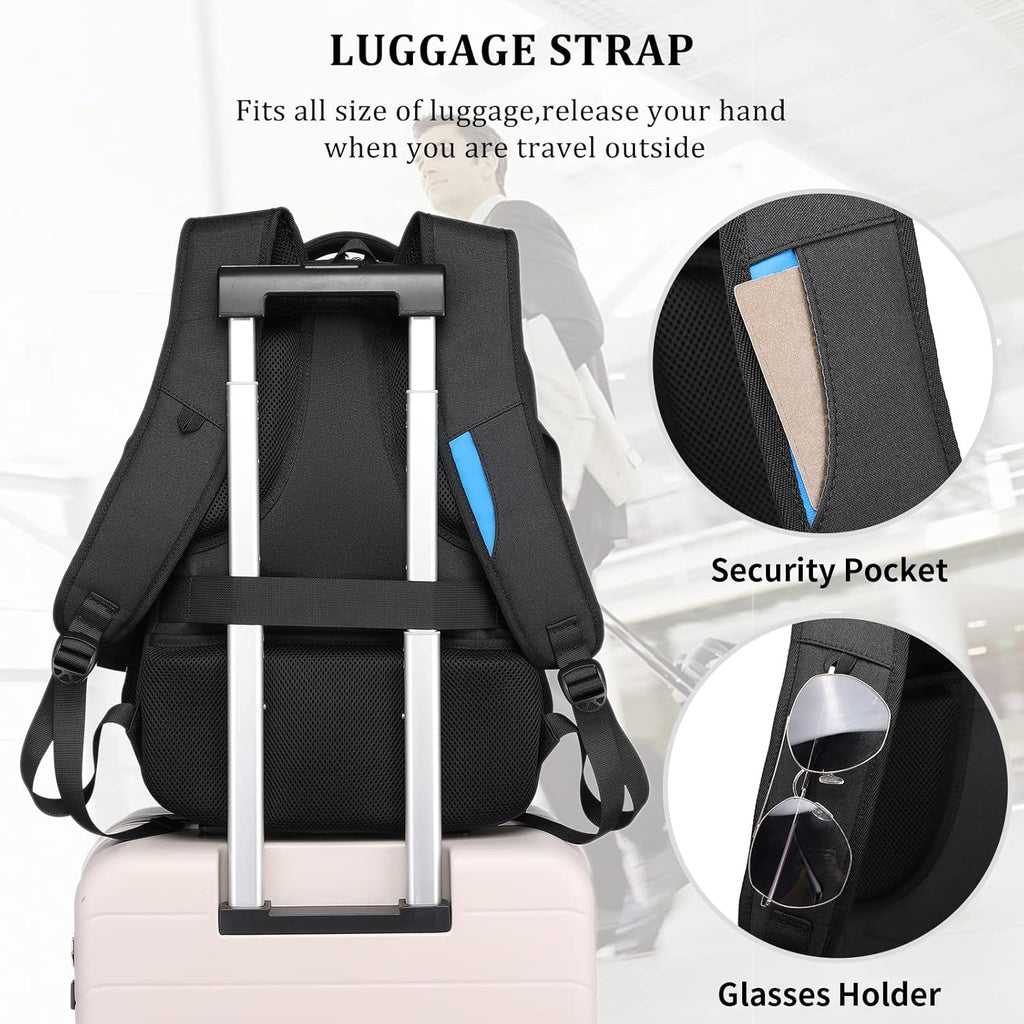Rucsac de călătorie impermeabil pentru laptop - Design antifurt - PackSmart | elesira
