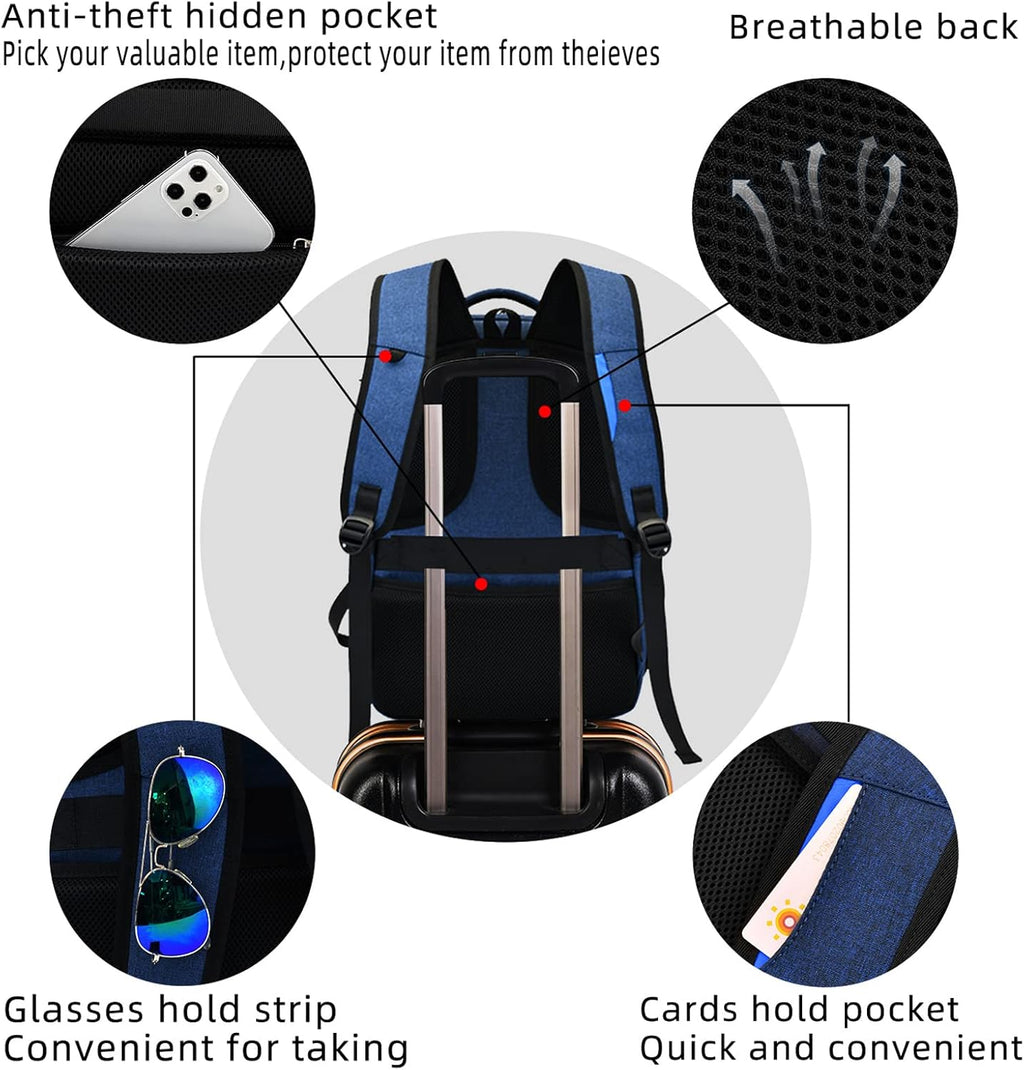 Rucsac de călătorie impermeabil pentru laptop - Design antifurt - PackSmart | elesira