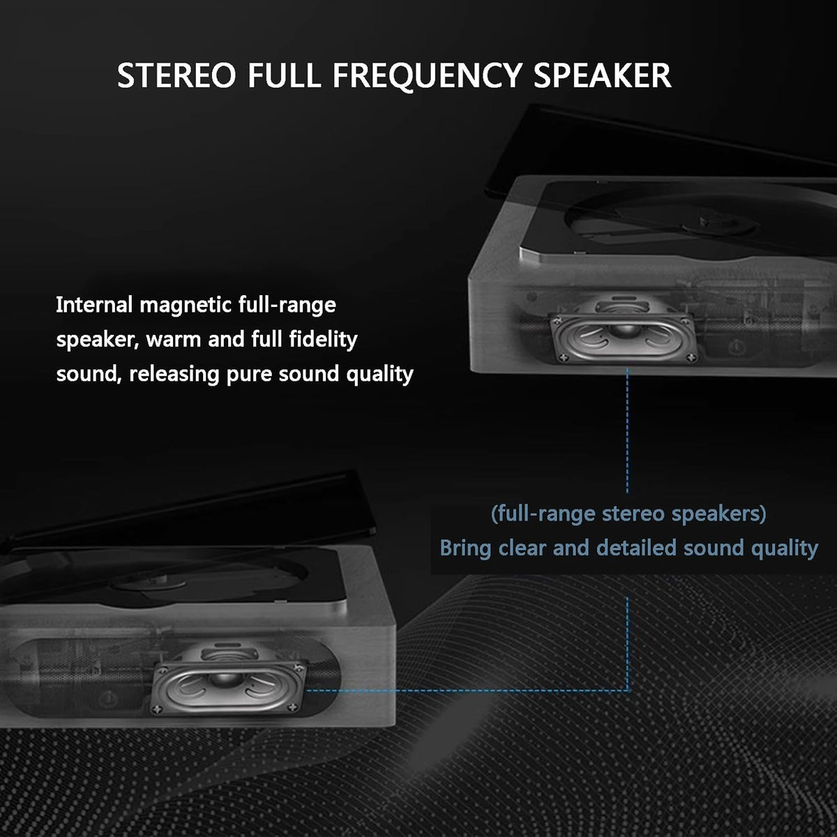 Bluetooth-CD-Player im Vintage-Stil mit UKW-Radio und Streaming | elesira