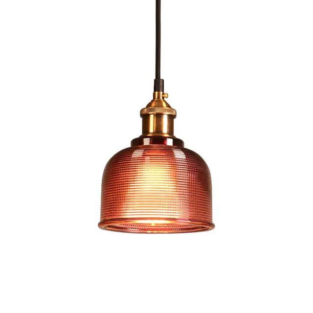 Szklowa lampa wisząca w stylu vintage | elesira