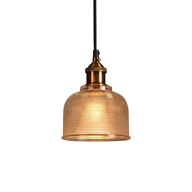 Luminaire suspendu vintage en verre | elesira