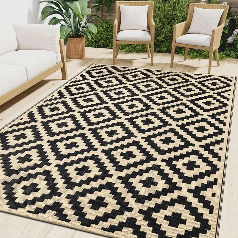 Tapis d’extérieur imperméable – Design réversible | elesira
